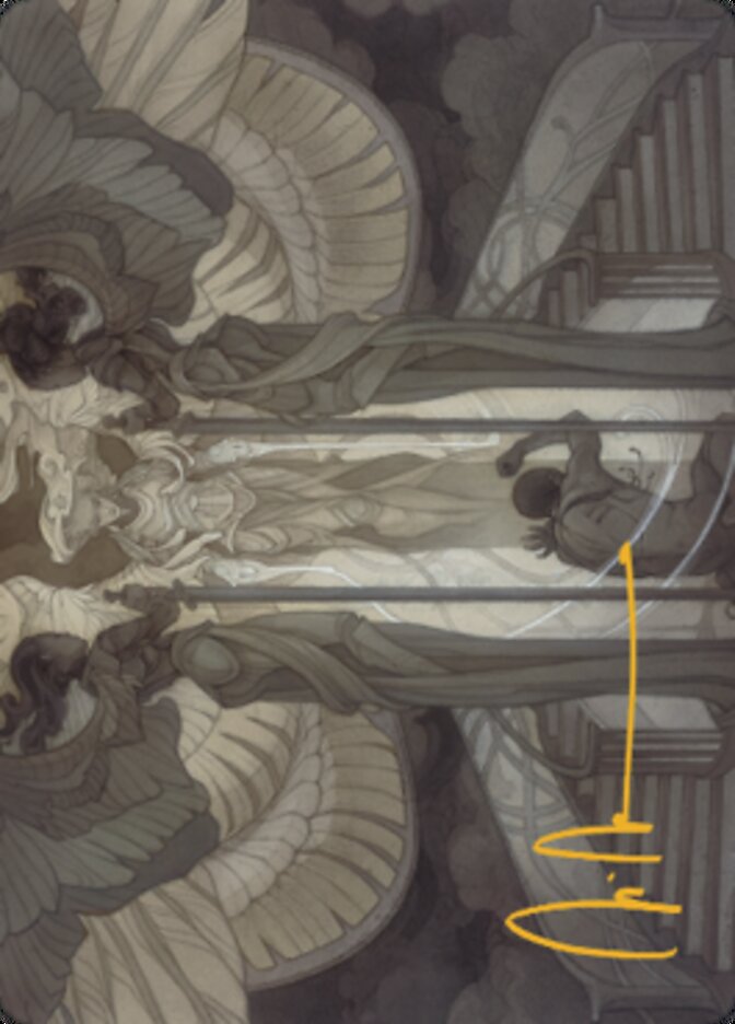 Prayer of Binding Art Card (Gold-Stamped Signature) [Dominaria United Art Series] | Good Games Modbury