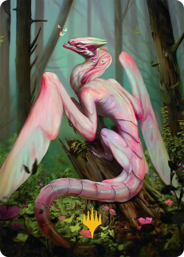 Bloomvine Regent Art Card 46 54 Gold Stamped Planeswalker Symbol 46 (Art Series: Tarkir: Dragonstorm)  | Good Games Modbury