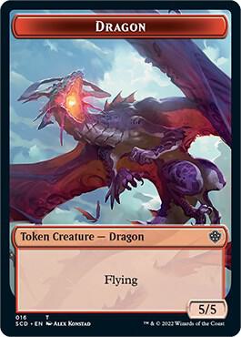 Dragon Double Sided Token 16 (Starter Commander Decks)  | Good Games Modbury