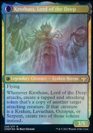 Runo Stromkirk // Krothuss, Lord of the Deep [Innistrad: Crimson Vow Prerelease Promos] | Good Games Modbury