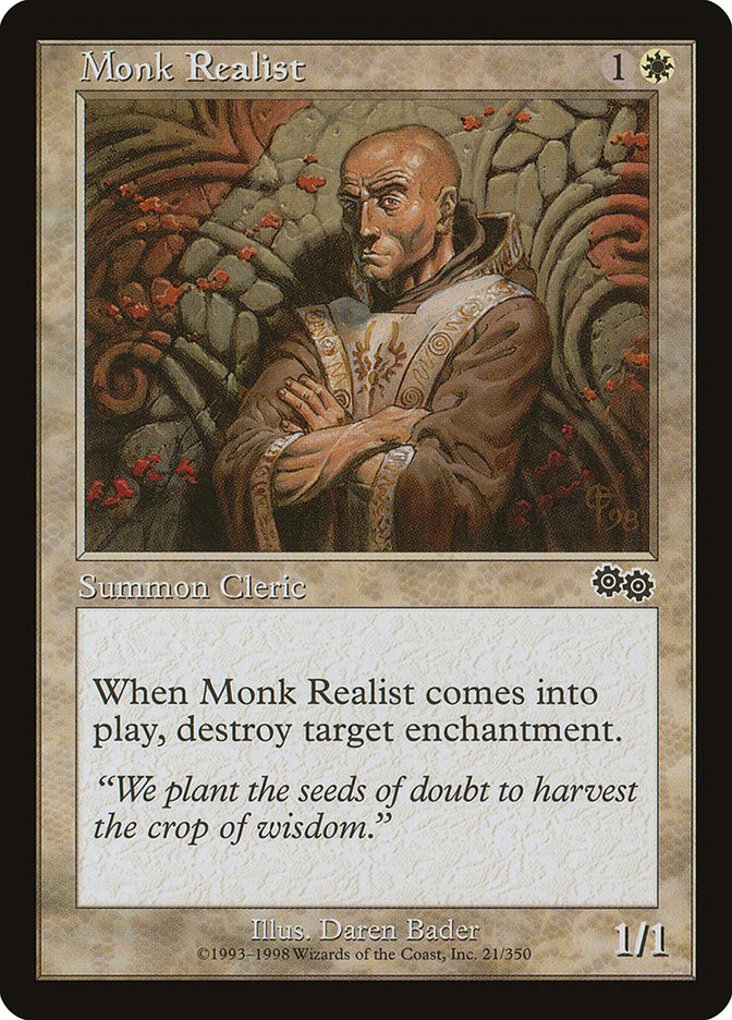 Monk Realist [Urza's Saga] | Good Games Modbury