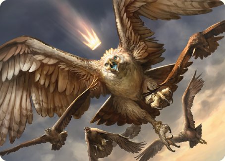 Gwaihir, Greatest of the Eagles Art Card [The Lord of the Rings: Tales of Middle-earth Art Series] | Good Games Modbury