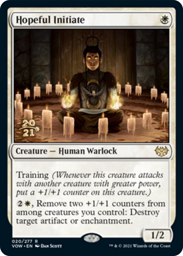 Hopeful Initiate 20s/137 (Prerelease Cards)  - Foil | Good Games Modbury