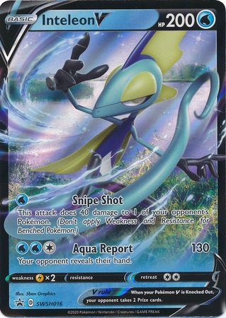 Inteleon V (SWSH016) [Sword & Shield: Black Star Promos] | Good Games Modbury