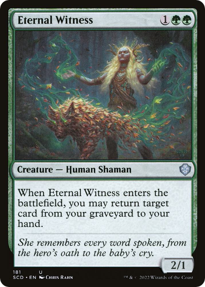 Eternal Witness 181/352 (Starter Commander Decks)  | Good Games Modbury