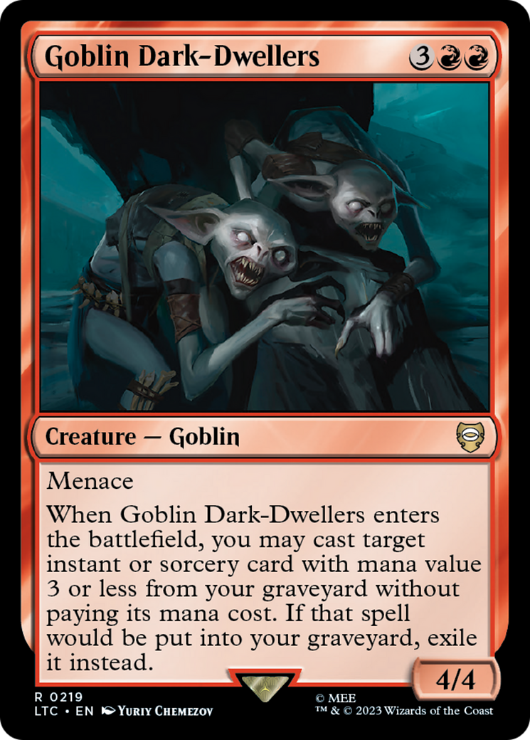 Goblin Dark-Dwellers [The Lord of the Rings: Tales of Middle-Earth Commander] | Good Games Modbury