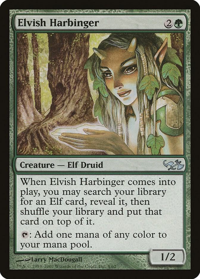 Elvish Harbinger 4/62 (Duel Decks: Elves vs. Goblins)  | Good Games Modbury