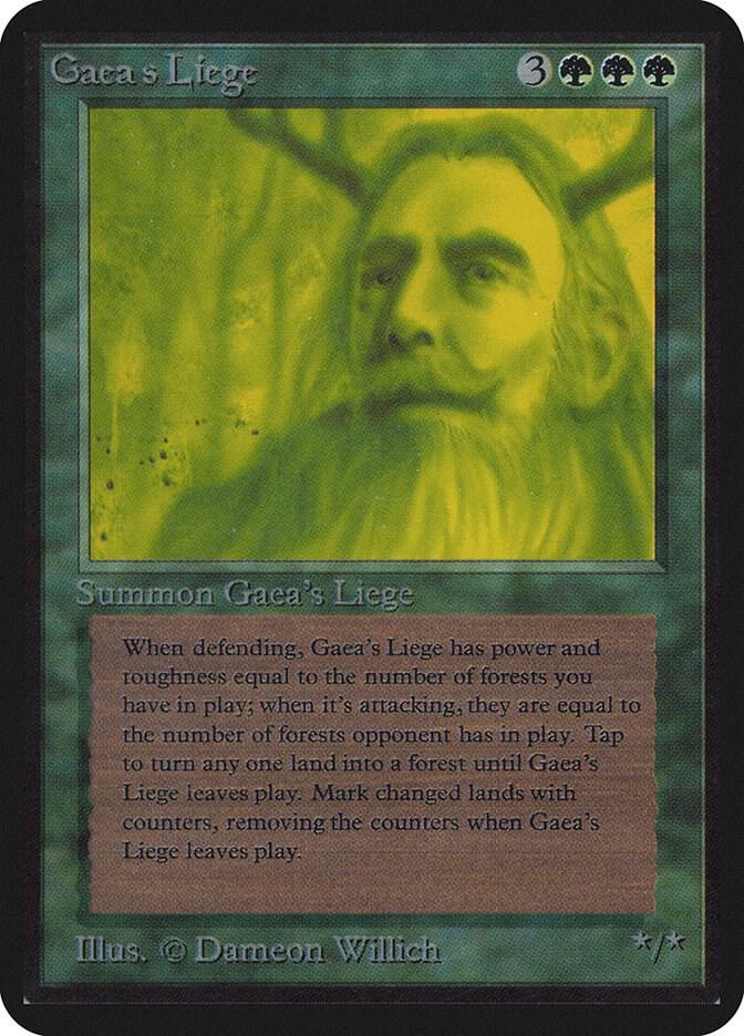 Gaea's Liege 196/295 (Alpha Edition)  | Good Games Modbury