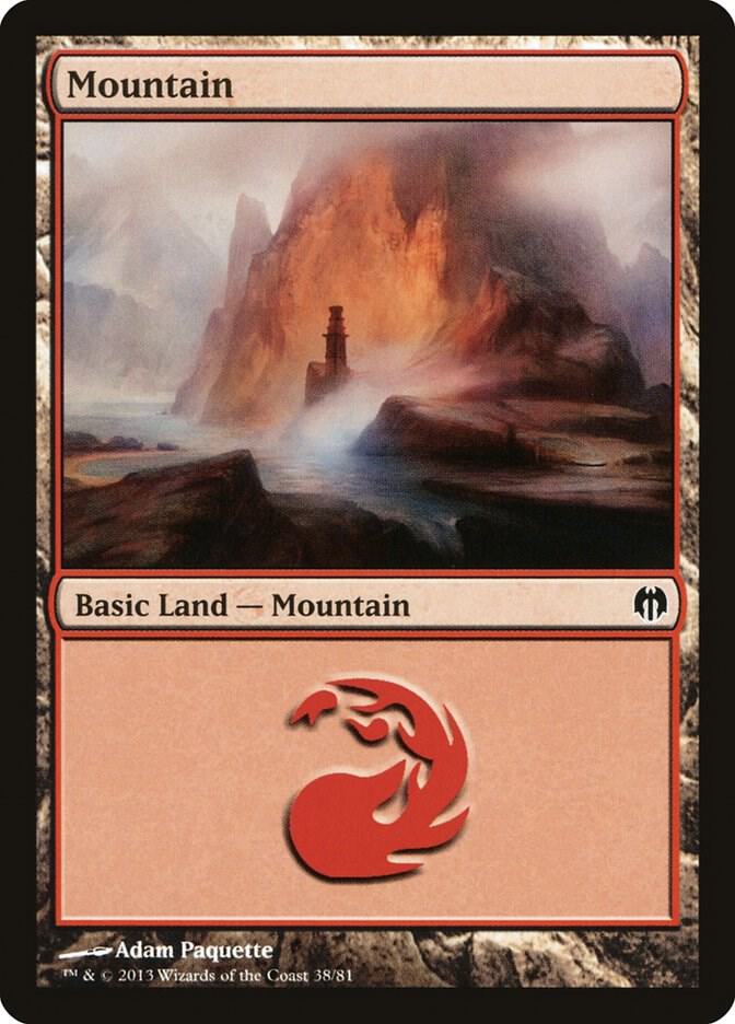 Mountain 38/81 (Duel Decks: Heroes vs. Monsters)  | Good Games Modbury