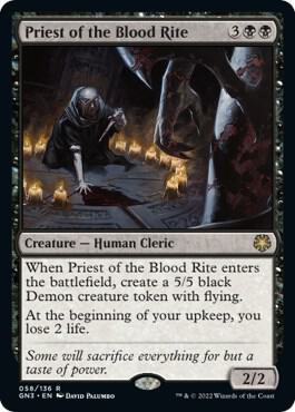 Priest of the Blood Rite 58/135 (Magic Game Night: Free-For-All)  | Good Games Modbury