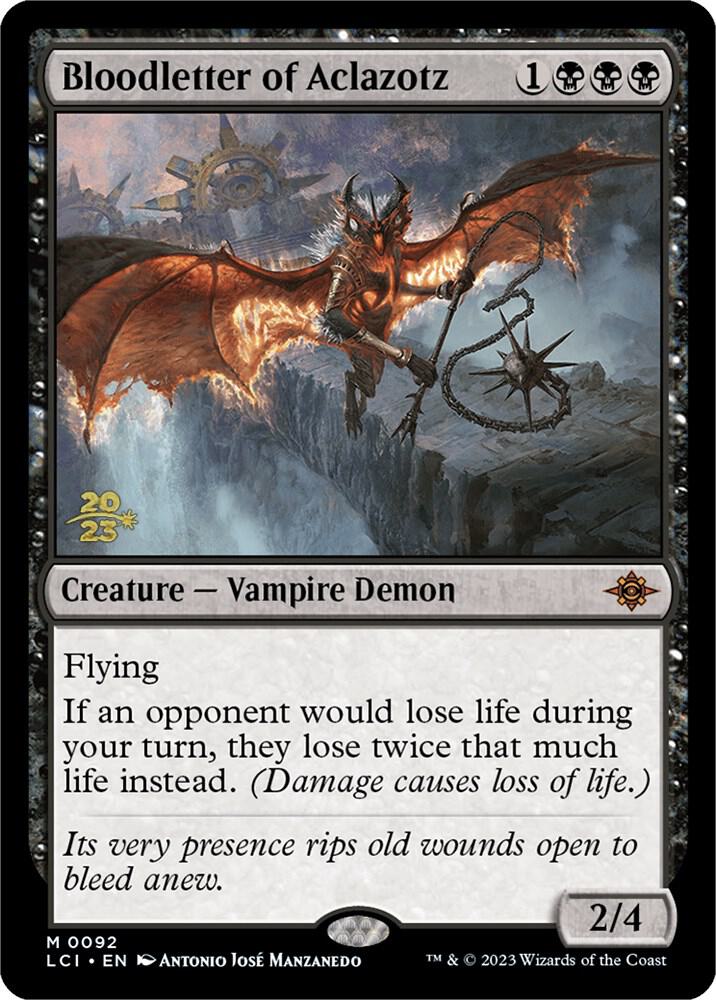 Bloodletter of Aclazotz 92s/138 (Prerelease Cards)  - Foil | Good Games Modbury