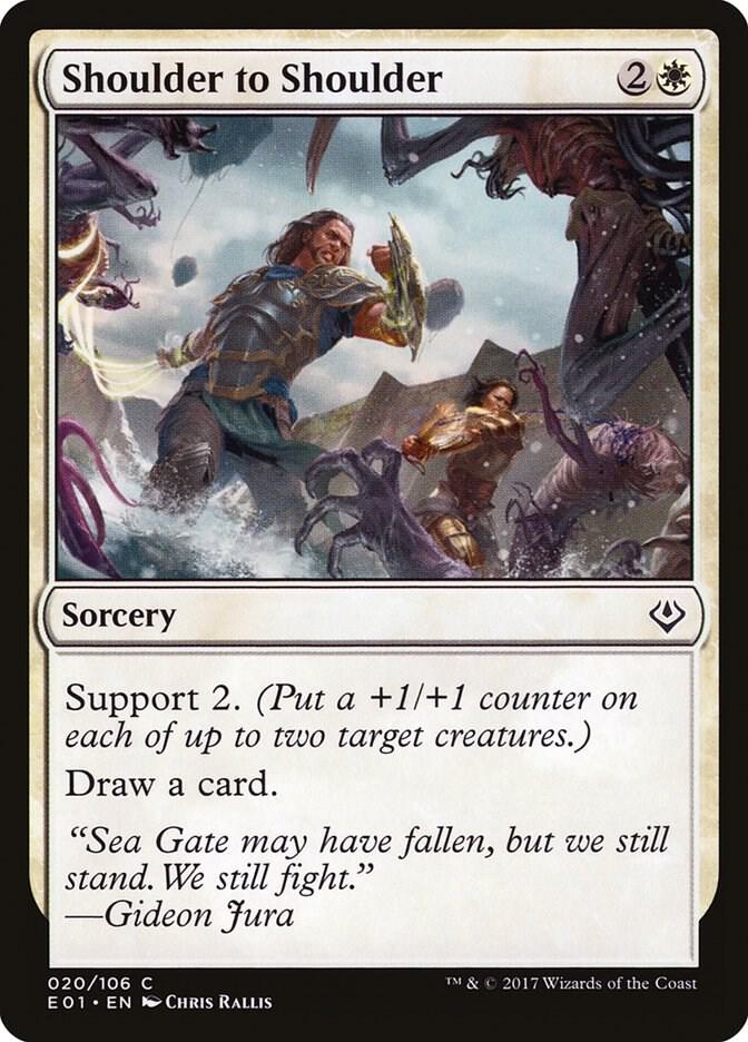Shoulder to Shoulder 20/106 (Archenemy: Nicol Bolas)  | Good Games Modbury