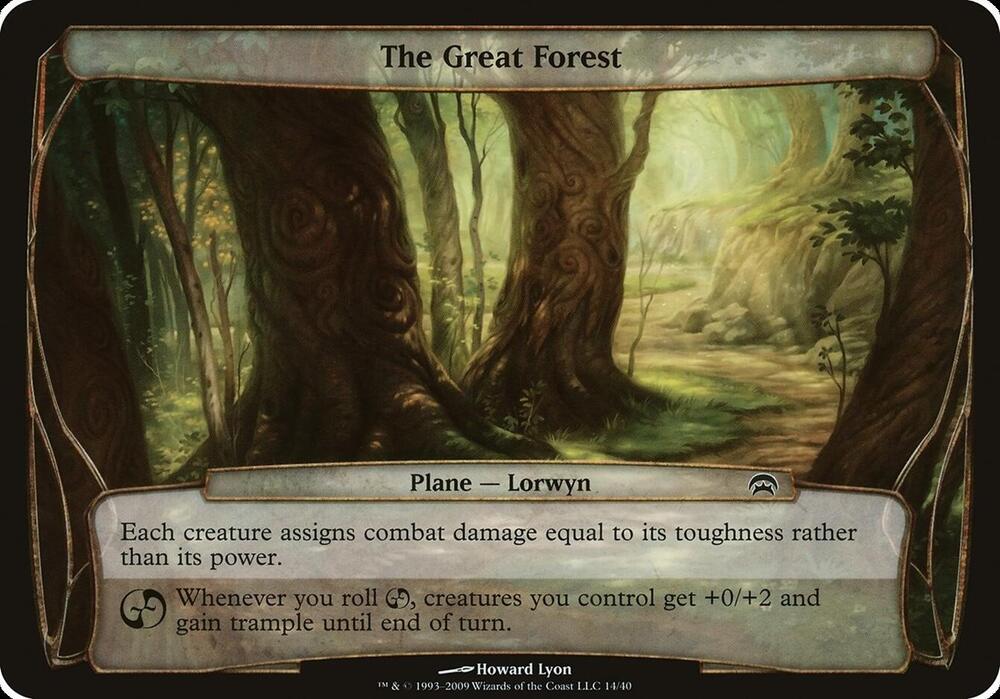 The Great Forest Planechase 14/40 (Oversize Cards)  | Good Games Modbury