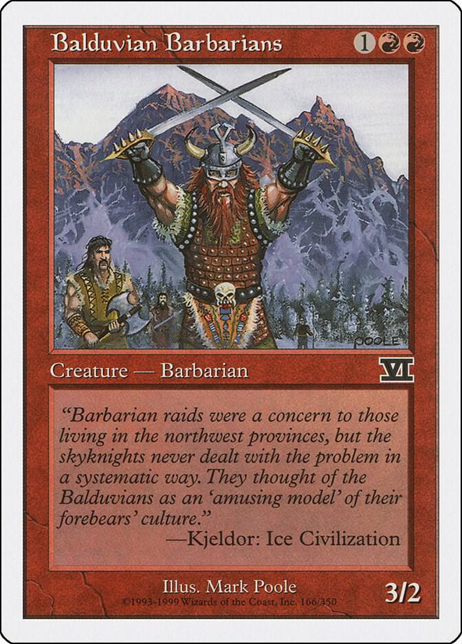 Balduvian Barbarians 166/350 (Classic Sixth Edition)  | Good Games Modbury