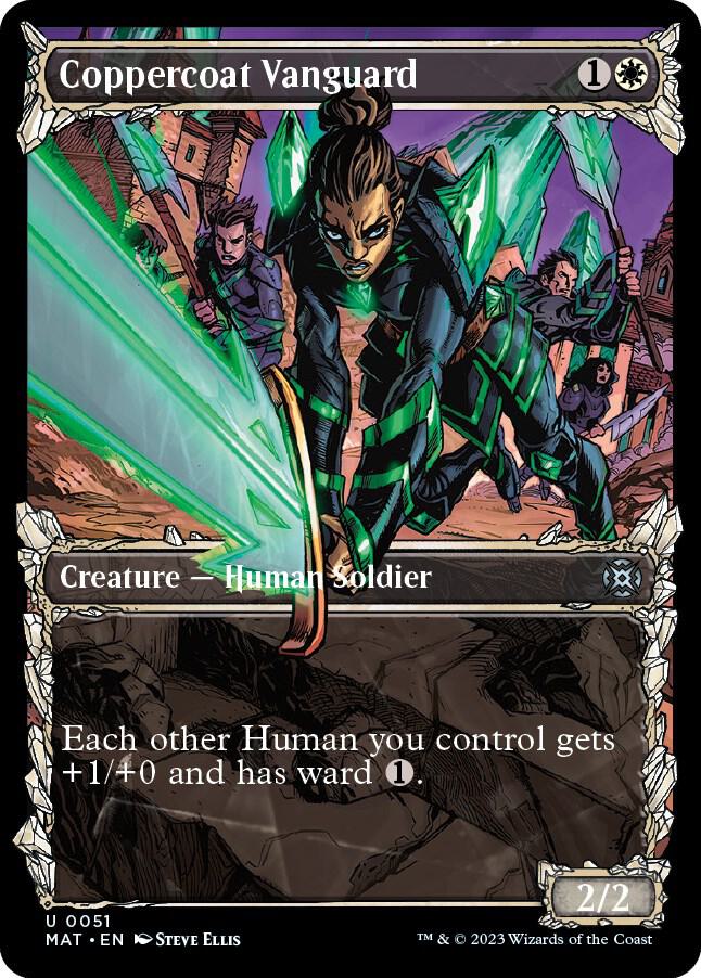 Coppercoat Vanguard 51/50 (March of the Machine: The Aftermath)  - Showcase Foil | Good Games Modbury