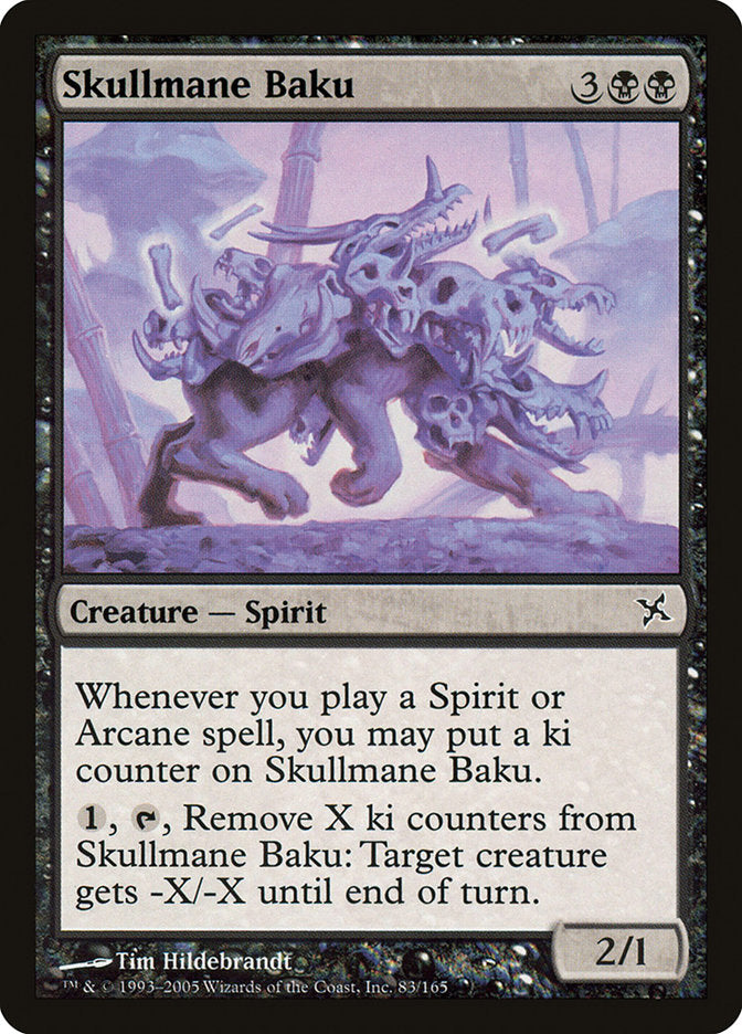 Skullmane Baku 83/165 (Betrayers of Kamigawa)  - Foil | Good Games Modbury