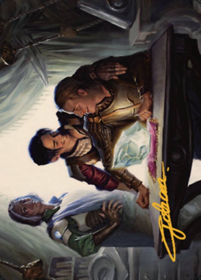 Tocasia's Welcome Art Card (Gold-Stamped Signature) [The Brothers' War Art Series] | Good Games Modbury