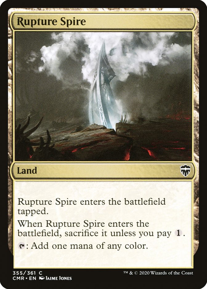 Rupture Spire (355) [Commander Legends] | Good Games Modbury