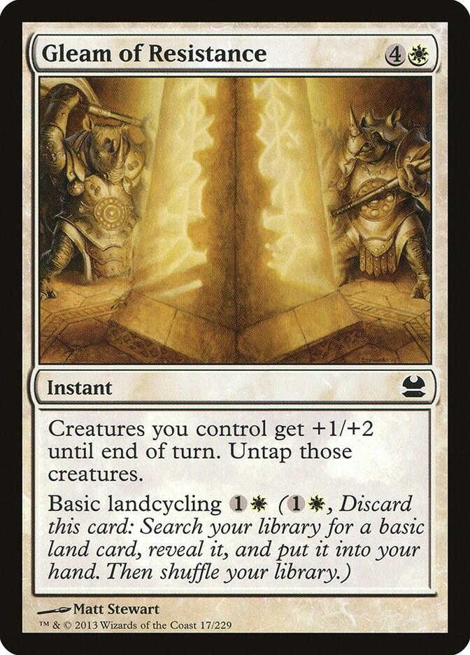 Gleam of Resistance 17/229 (Modern Masters)  - Foil | Good Games Modbury