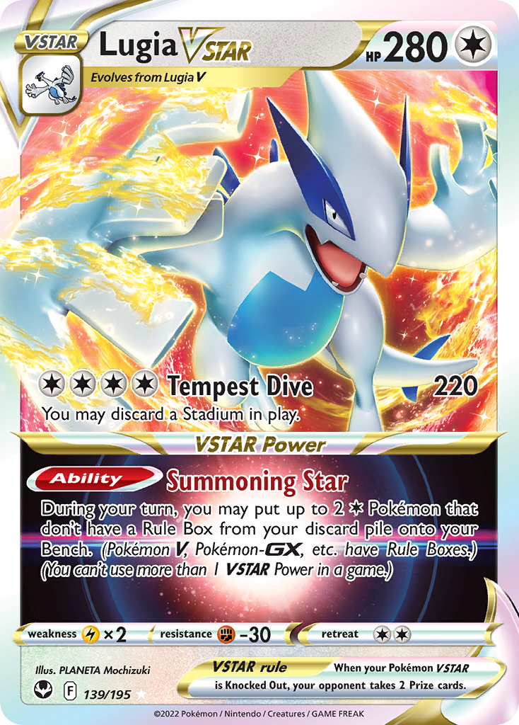 Lugia VSTAR (139/195) (Jumbo Card) [Sword & Shield: Silver Tempest] | Good Games Modbury