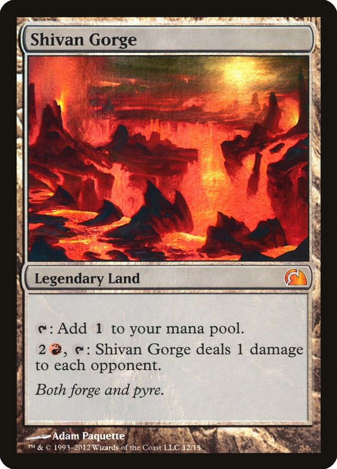 Shivan Gorge 12 (From the Vault: Realms)  - Foil | Good Games Modbury