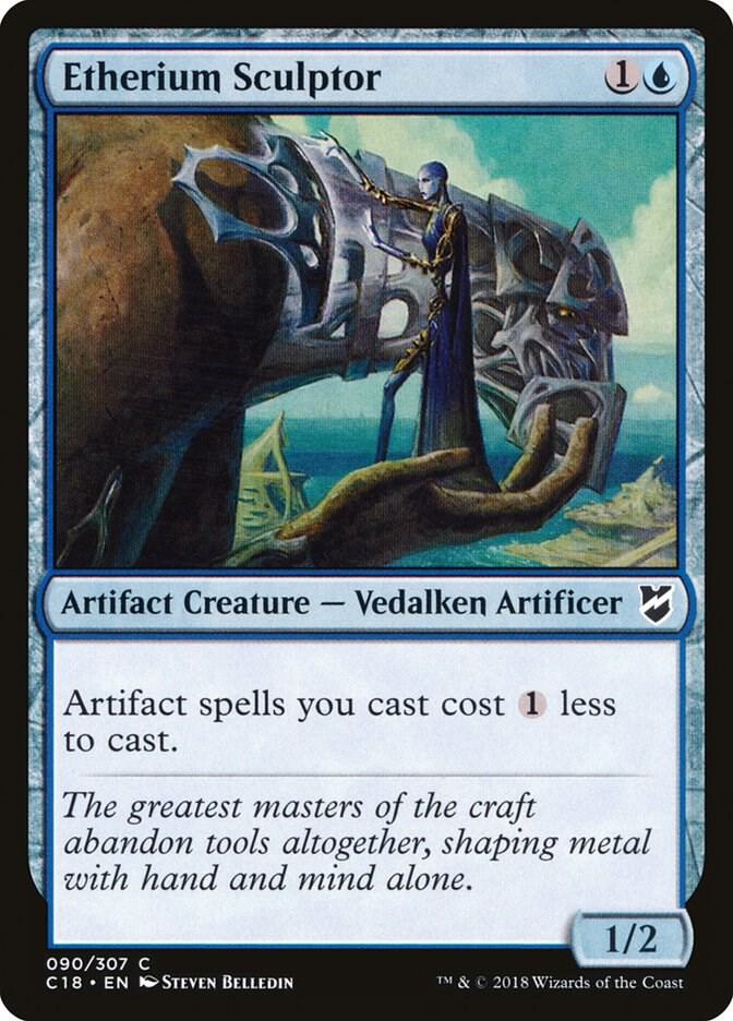 Etherium Sculptor 90/307 (Commander 2018)  | Good Games Modbury