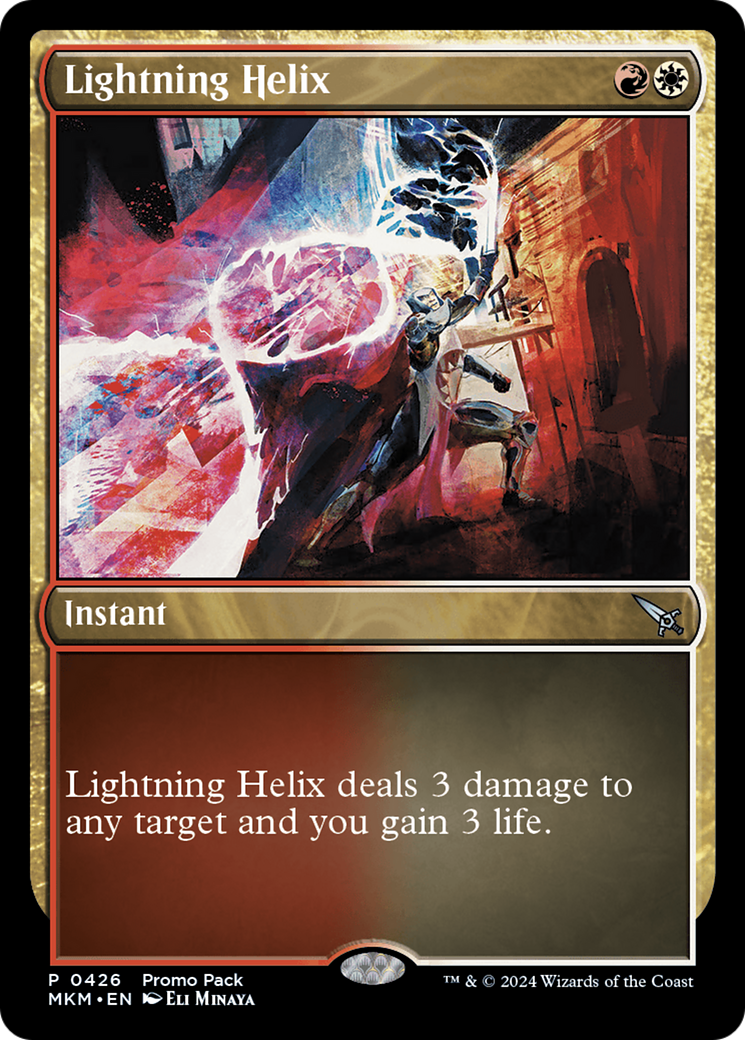 Lightning Helix (Promo Pack) [Murders at Karlov Manor Promos] | Good Games Modbury