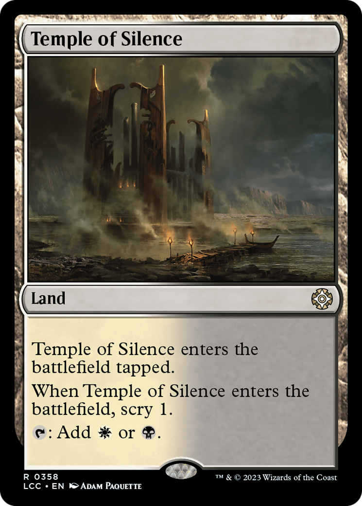 Temple of Silence [The Lost Caverns of Ixalan Commander] | Good Games Modbury