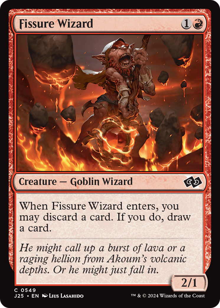 Fissure Wizard [Foundations Jumpstart] | Good Games Modbury