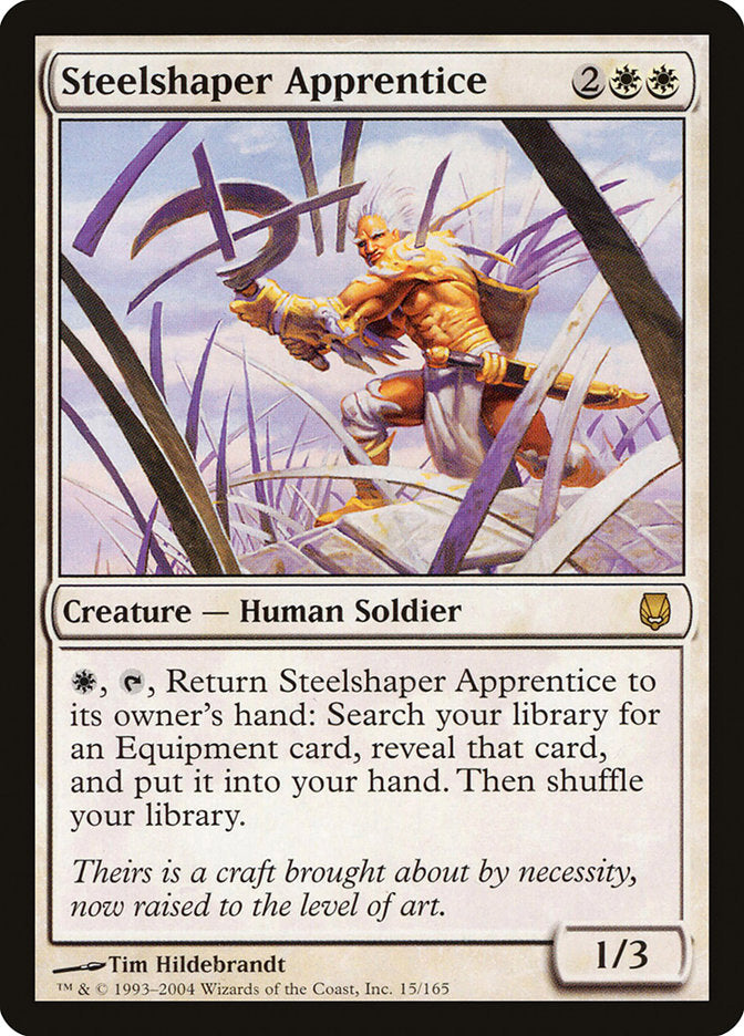 Steelshaper Apprentice 15/165 (Darksteel)  - Foil | Good Games Modbury