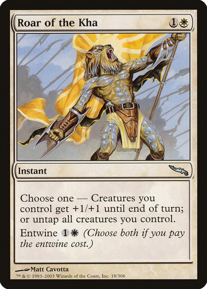 Roar of the Kha 18/306 (Mirrodin)  - Foil | Good Games Modbury