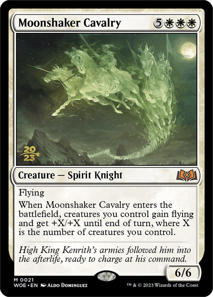 Moonshaker Cavalry 21s/200 (Prerelease Cards)  - Foil | Good Games Modbury
