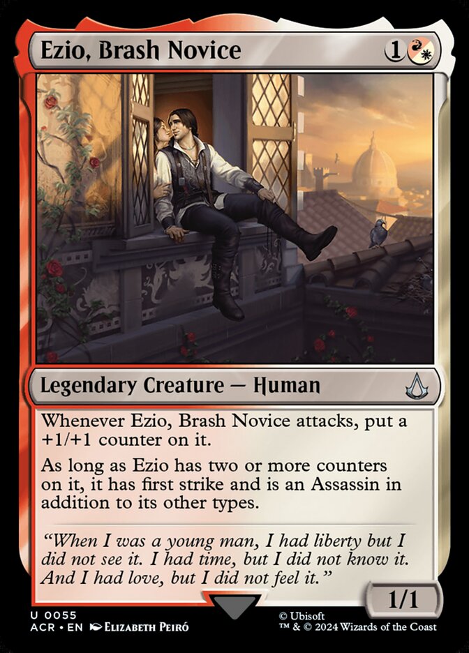 Ezio, Brash Novice 55 (Universes Beyond: Assassin's Creed)  - Foil | Good Games Modbury