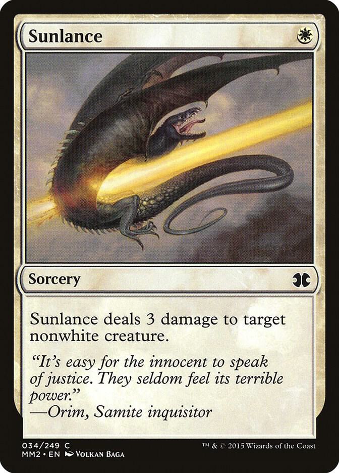 Sunlance 34/249 (Modern Masters 2015)  - Foil | Good Games Modbury