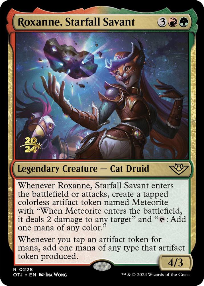 Roxanne Starfall Savant 228s/160 (Prerelease Cards)  - Foil | Good Games Modbury