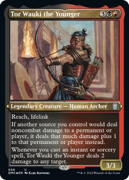 Tor Wauki the Younger 68 (Commander: Dominaria United)  - Etched Foil | Good Games Modbury