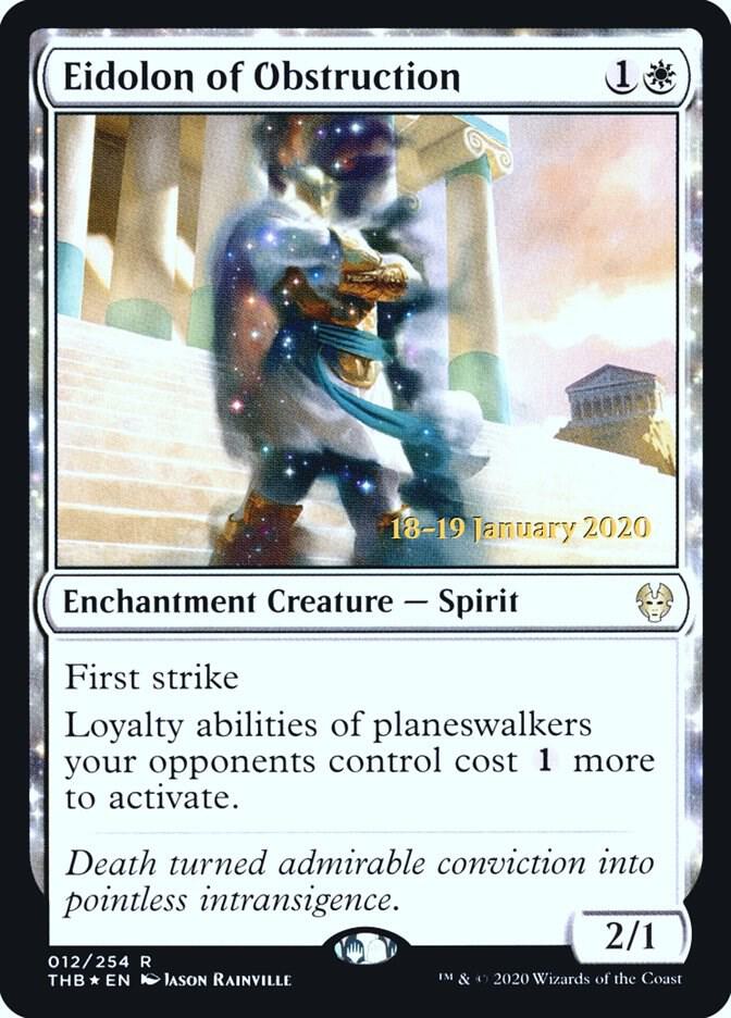 Eidolon of Obstruction 12s/137 (Prerelease Cards)  - Foil | Good Games Modbury