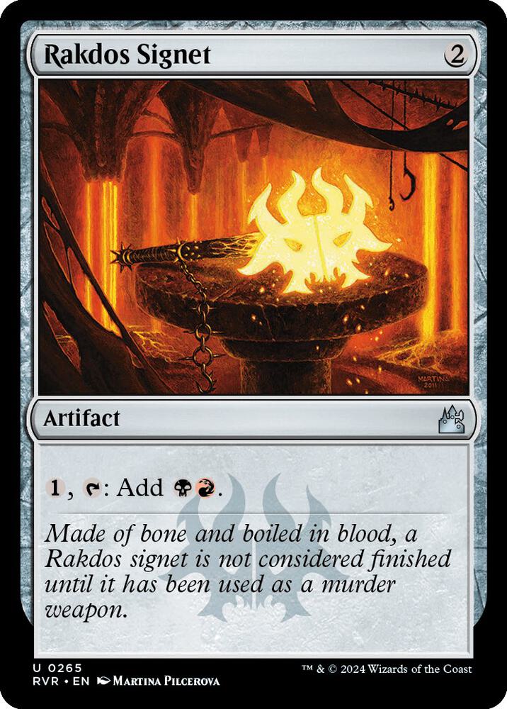 Rakdos Signet 265 (Ravnica Remastered)  | Good Games Modbury