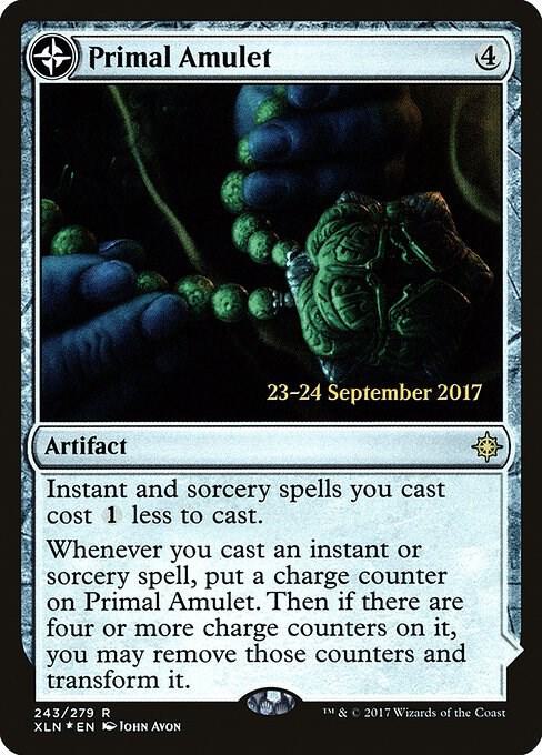 Primal Amulet 243s/120 (Prerelease Cards)  - Foil | Good Games Modbury