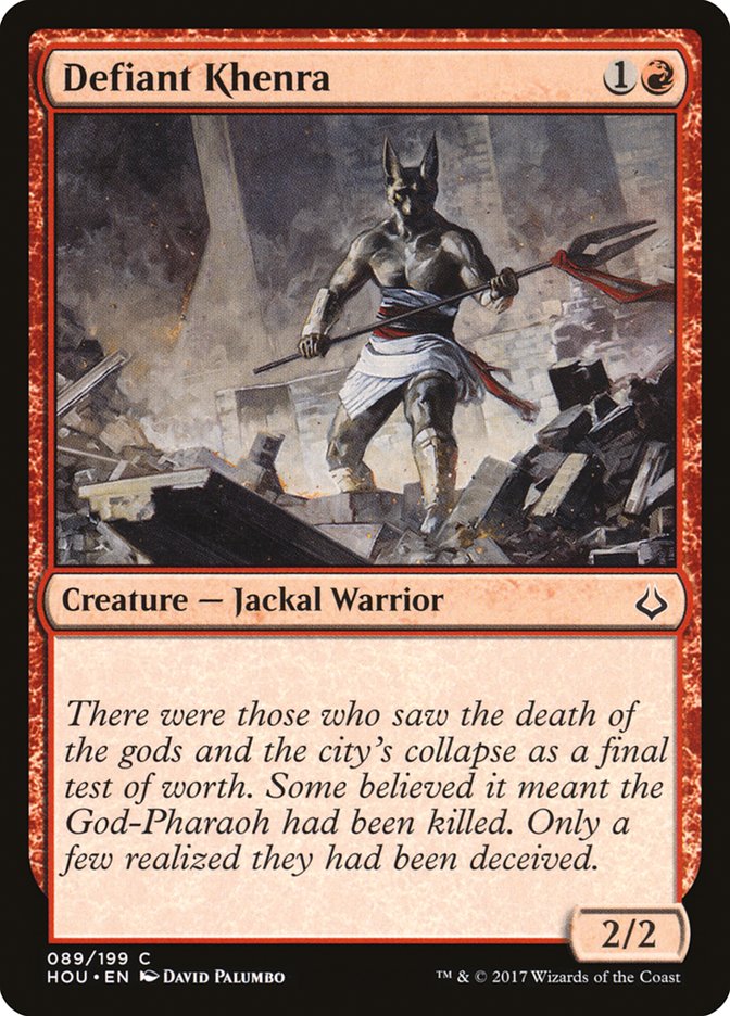 Defiant Khenra 89/199 (Hour of Devastation)  - Foil | Good Games Modbury