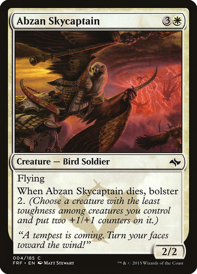Abzan Skycaptain 4/185 (Fate Reforged)  - Foil | Good Games Modbury