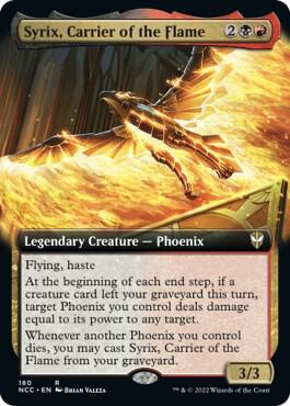 Syrix Carrier of the Flame Extended Art 180/93 (Commander: Streets of New Capenna)  | Good Games Modbury