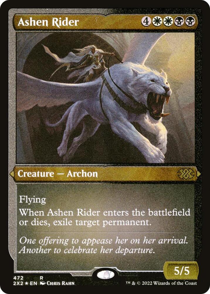 Ashen Rider Foil Etched 472 (Double Masters 2022)  - Foil | Good Games Modbury