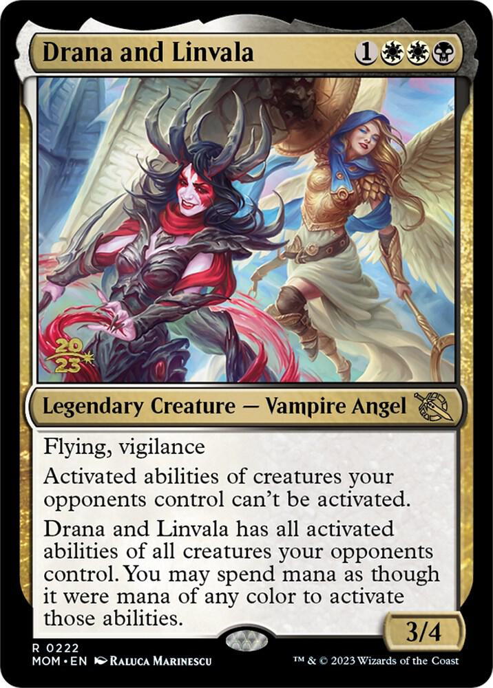 Drana and Linvala 222s/162 (Prerelease Cards)  - Foil | Good Games Modbury