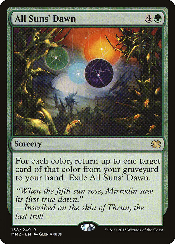 All Suns' Dawn 138/249 (Modern Masters 2015)  | Good Games Modbury