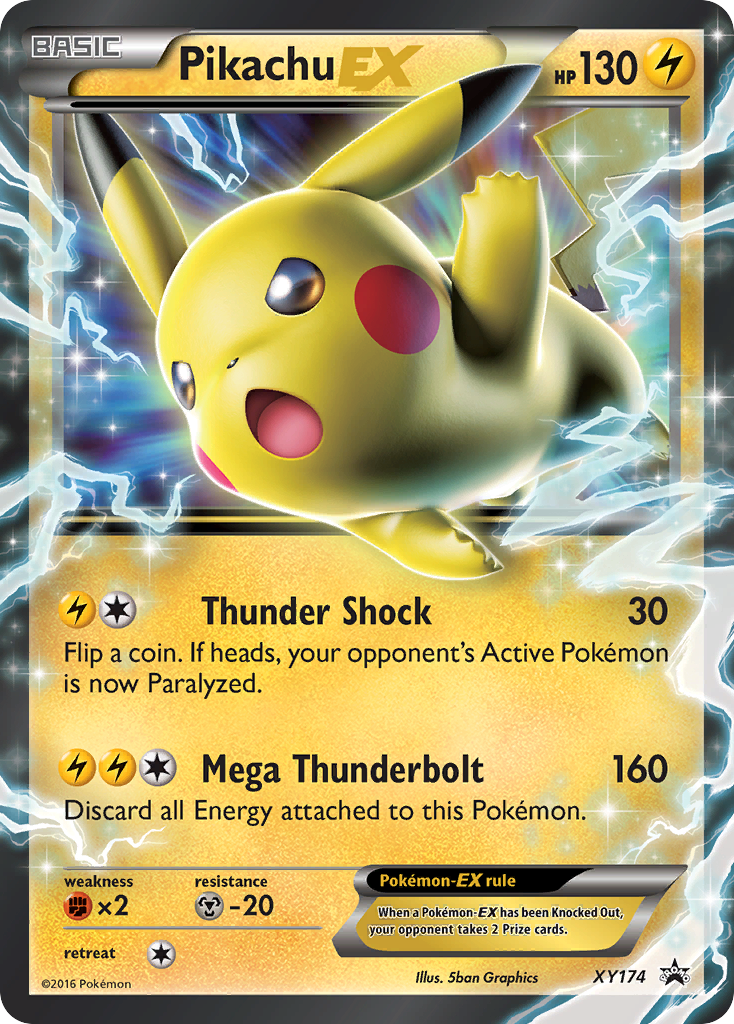 Pikachu EX (XY174) [XY: Black Star Promos] | Good Games Modbury