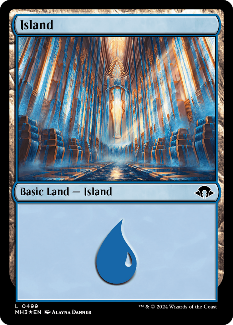 Island (0499) (Ripple Foil) [Modern Horizons 3] | Good Games Modbury