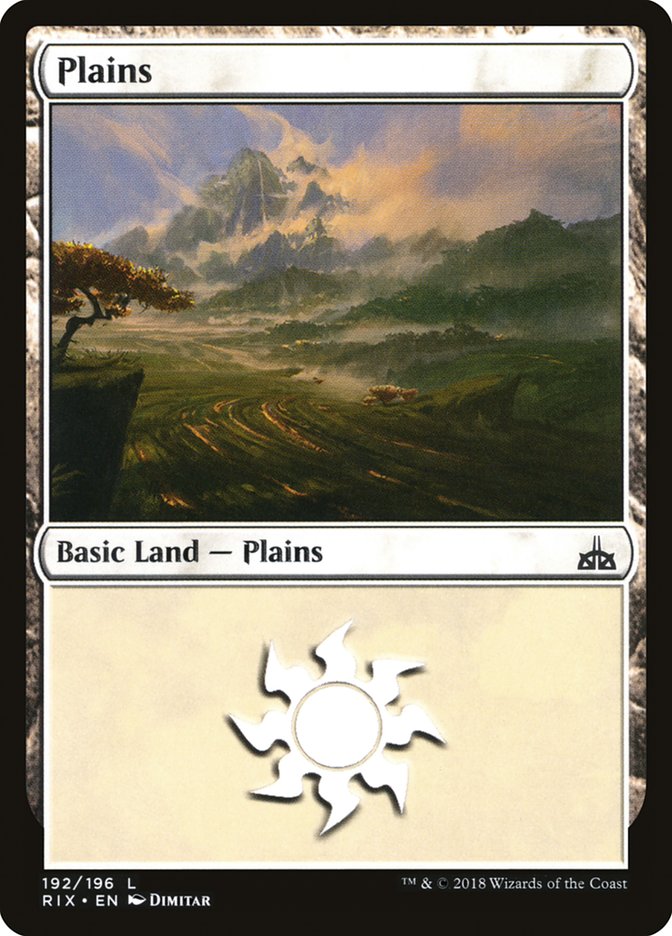 Plains (192) [Rivals of Ixalan] | Good Games Modbury