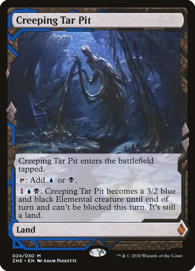 Creeping Tar Pit 24/30 (Zendikar Rising Expeditions)  | Good Games Modbury