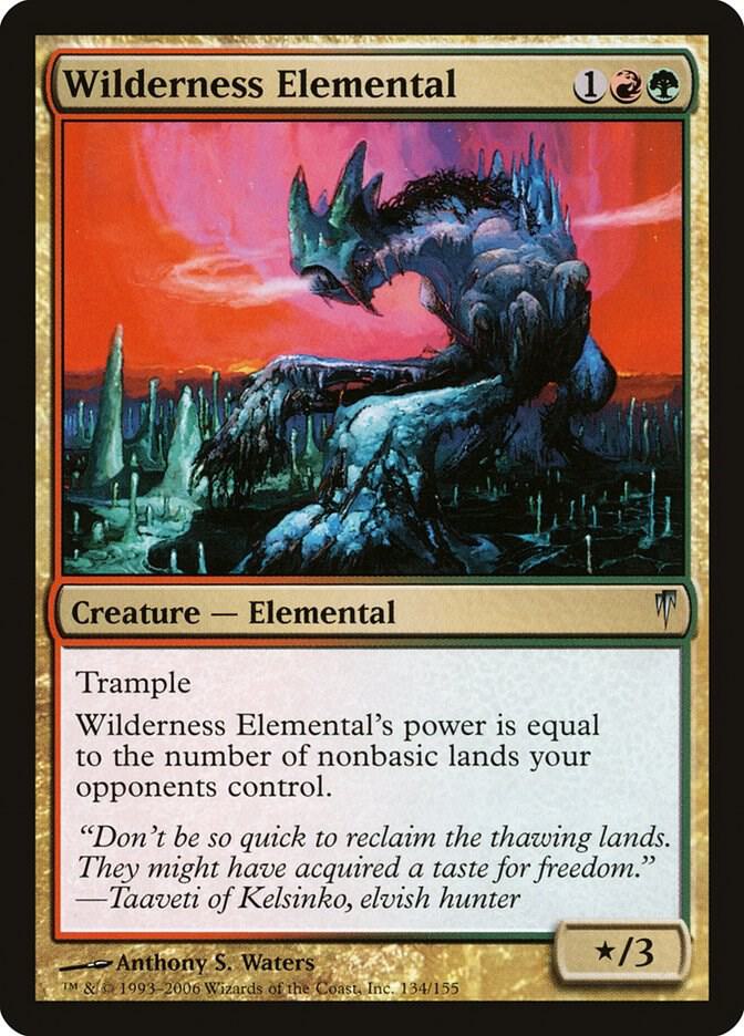 Wilderness Elemental 134/155 (Coldsnap)  - Foil | Good Games Modbury